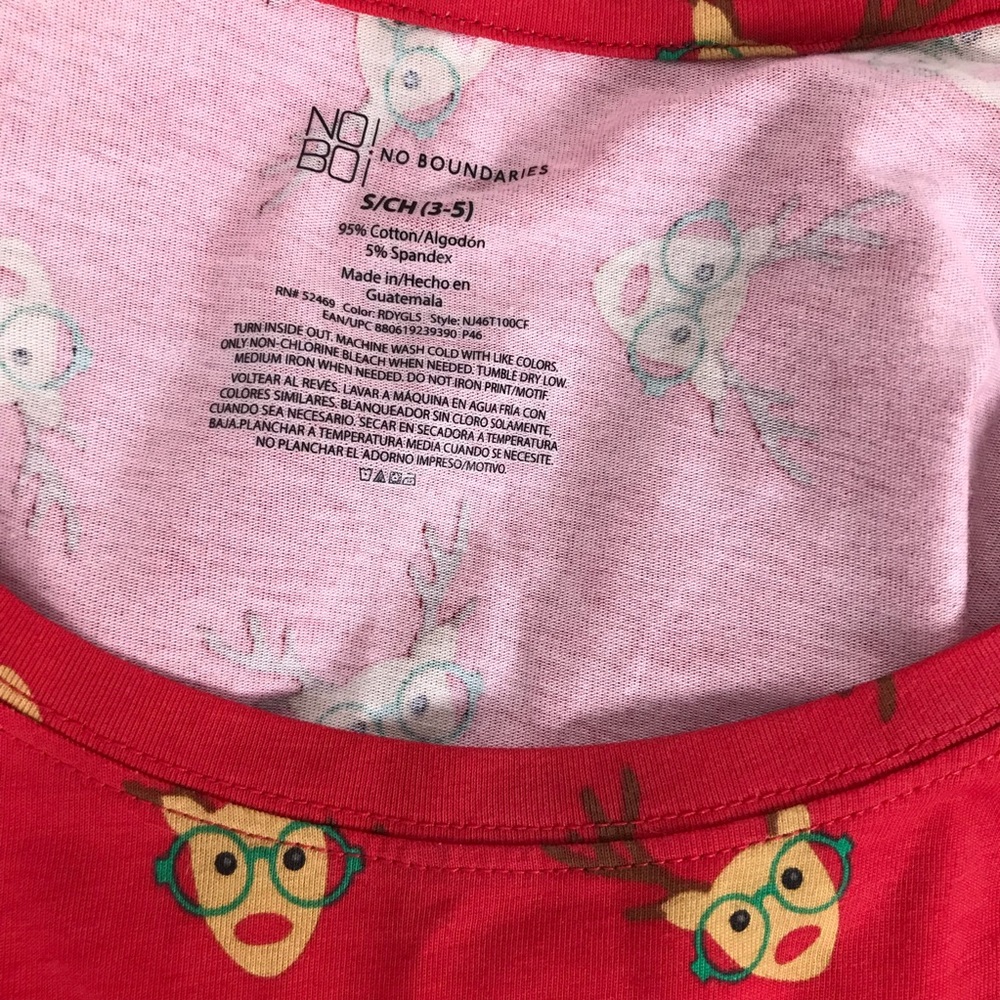 No Boundaries 2 Ginger Man & Reindeer Top - image 4